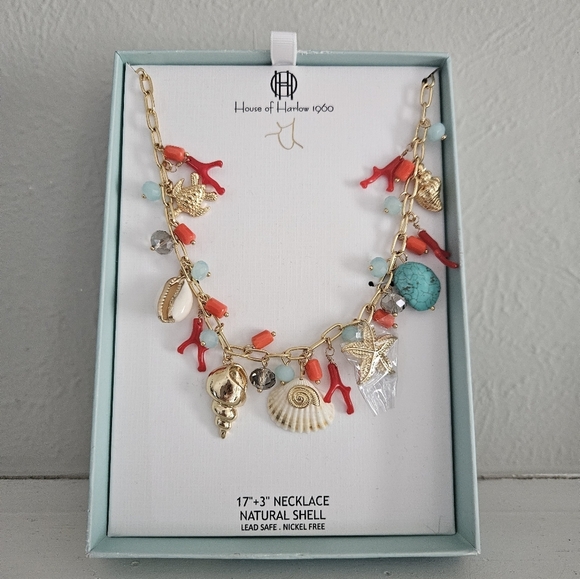 NWT Piper K Shell Necklace - Picture 2 of 3